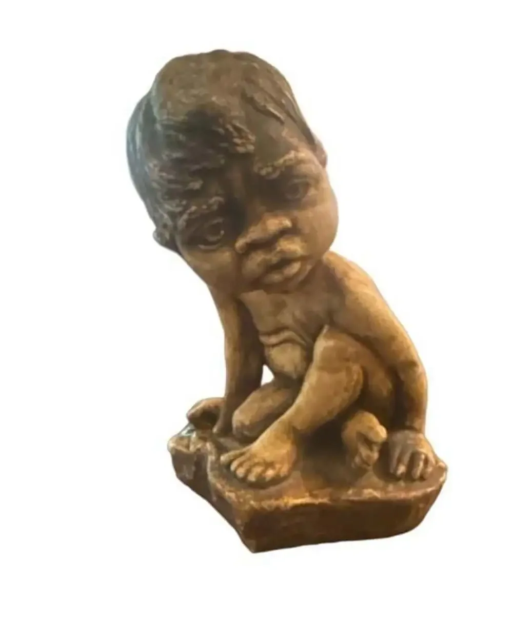Edm Australia Handcrafted Mythical Child Imp Statue Sculpture Figurine